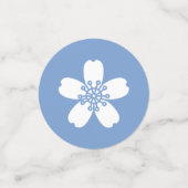 Periwinkleテーブ魅力的ル紙吹雪の桜 コンフェッティ (スモール正面)