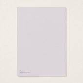 Periwinkleハート日付カードの保存 (裏面)