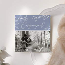 Periwinkle花Boho追加フォト婚約パーティ