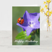 Periwinkle誕生日カード カード (黄色い花)