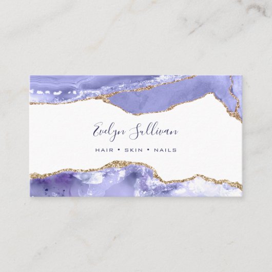 Periwinkle Agate名刺 名刺 (正面)