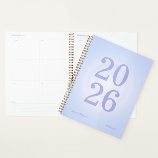 Periwinkle Aura Big Year Planner プランナー手帳 (ディスプレー)