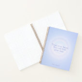 Periwinkle Aura Message Notebook ノートブック (内部)