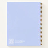 Periwinkle Aura Message Notebook ノートブック (裏面)