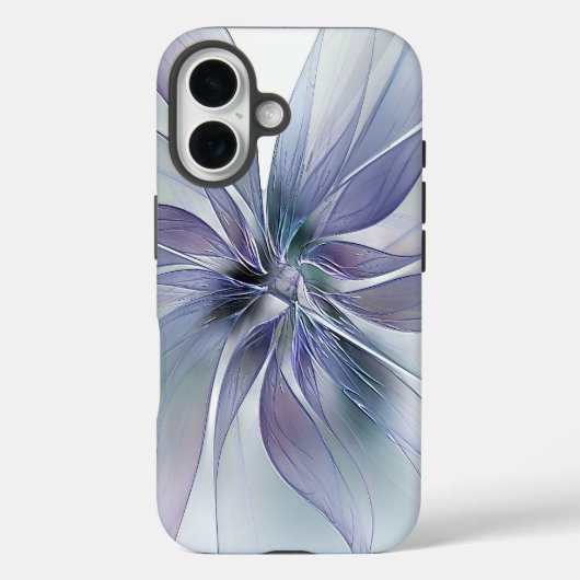 Periwinkle Blue Delicate Flower Phone Cover Case-Mate iPhoneケース (裏面)