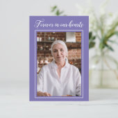 Periwinkle Forever In Ourハート祈りの言葉カード写真 エンクロージャーカード (スタンド正面)