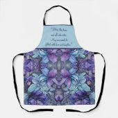 Periwinkle Gardenカスタマイズ可能 エプロン (正面)