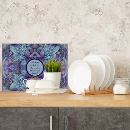 Periwinkle Garden Glassカスタマイズ可能 カッティングボード