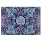 Periwinkle Garden Glassカスタマイズ可能 カッティングボード (正面)