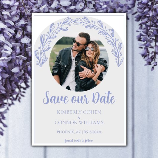 Periwinkle Garland写真Save the Date セーブザデート
