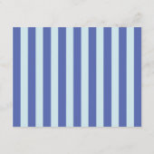 Periwinkle & Icy Blue Wavy Border Note Card 招待状 (裏面)