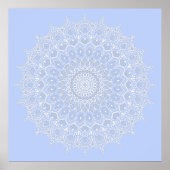 Periwinkle Mandala - Bora in Juniper Berry ポスター (正面)