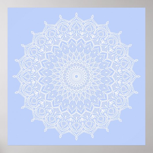 Periwinkle Mandala - Bora in Juniper Berry ポスター (正面)
