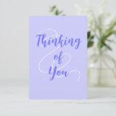 Periwinkle Purple 考え's of Youカード サンキューカード (スタンド正面)