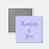 Periwinkle Purple 考え's of You Magnet マグネット (正面/裏面)