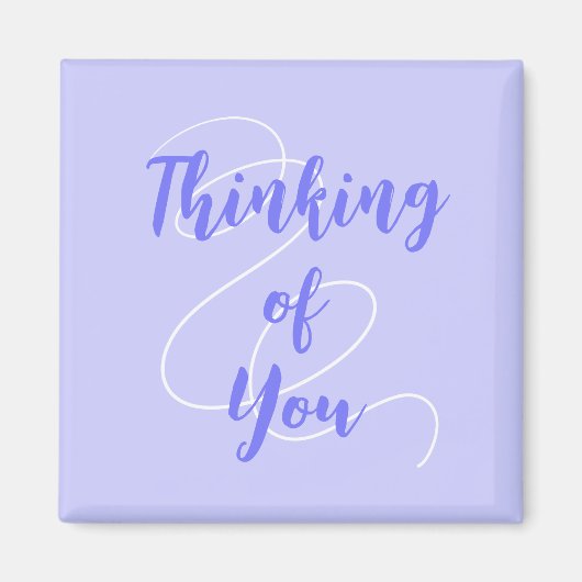 Periwinkle Purple 考え's of You Magnet マグネット (正面)