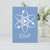 Periwinkle RSVPカードの魅力的な力 出欠カード (スタンド正面)