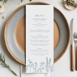 Periwinkle Wildflowerのフ結婚ラットメニュー メニュー<br><div class="desc">このPeriwinkle Wildflowerのメニューを使って、披露宴に永遠の魅力エレガントのtouchを結婚追加する。柔らかいペリウィンクルの色合いで繊細なワイルドフラワーを備えたデザインは、あなたの卓上にロマン感じチックで洗練された結婚もたらす。清潔でミニマリストなレイアウトにより、美味しいメニューが美しく目立つ。庭園、素朴、屋外の結婚式に最適な、このカスタマイズ可能なメニューは機能スタイリッシュと両方である。結婚式の日の詳細でカスタマイズして、ゲストに思い出に残るダイニング体験を作る。</div>