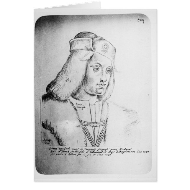 Perkin Warbeckのポートレート (正面)