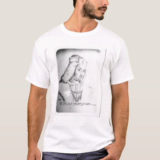 Perkin Warbeckのポートレート Tシャツ (正面)