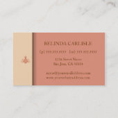 Perky Pineapple Biz Card (Peach) 名刺 (裏面)