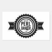 Perl Dancer Stickers 長方形シール (正面)