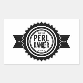 Perl Dancer Stickers 長方形シール