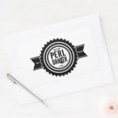 Perl Dancer Stickers 長方形シール (封筒)