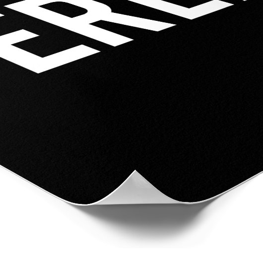 Perla - Cool New Funny Name Fan Gift Tee ポスター (角)