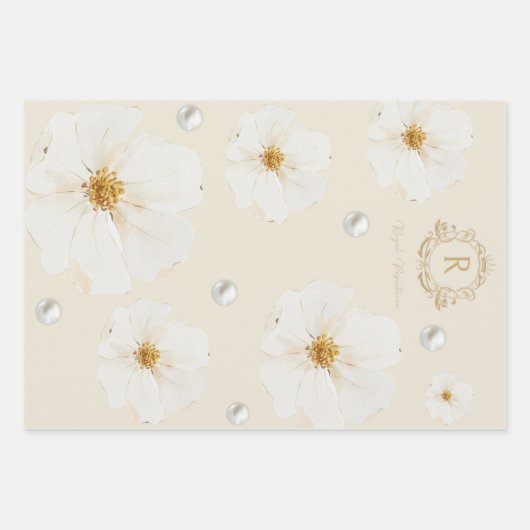Perle de prix papier cadeau ラッピングペーパーシート (正面)