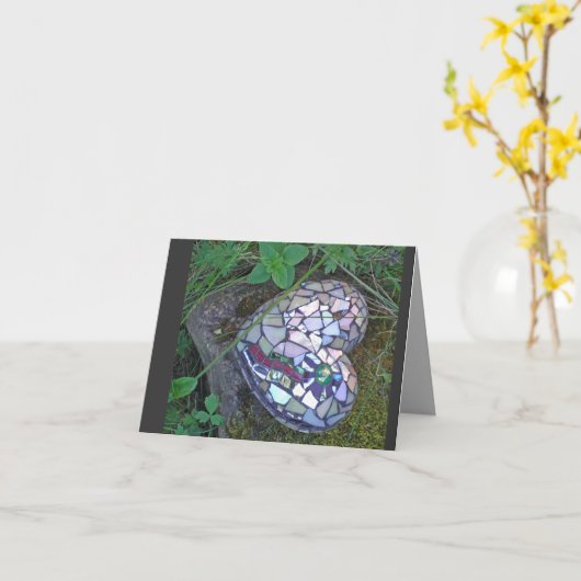 Perlmuttherz カード (黄色い花)