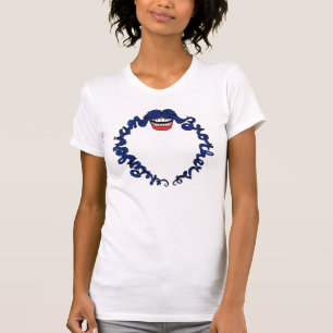perlorian口ひげ tシャツ