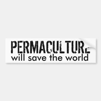 Permacultureのバンパーステッカー バンパーステッカー