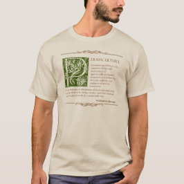 Permaculture -定義(1) tシャツ