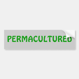 PERMACULTURED バンパーステッカー