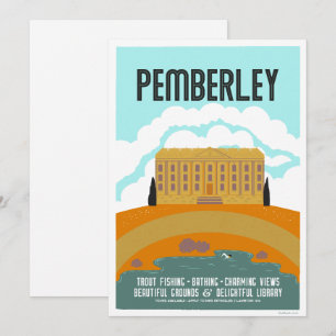 Permberley Vintage Travelポスター 招待状