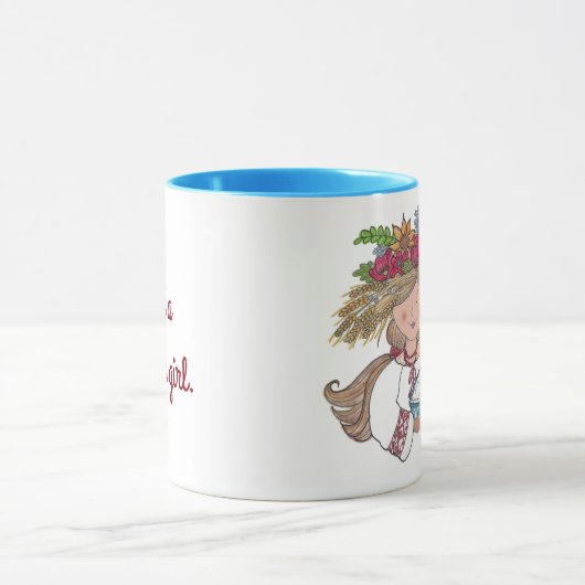 Perogie Pyrohy Pierogiの女の子 マグカップ (中央)