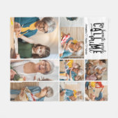 Peronalized 8 Photo Mimi Gift フリースブランケット (正面(横))