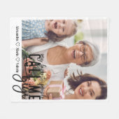 Peronalized Photo My Favorite People Call Me Gigi フリースブランケット (正面(横))