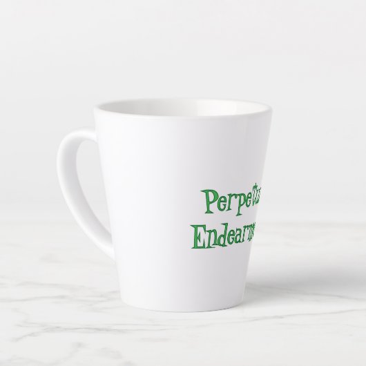 Perpetual Endearment Latte Mug カフェラテマグ (左アングル)