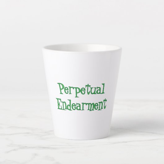 Perpetual Endearment Latte Mug カフェラテマグ (正面)