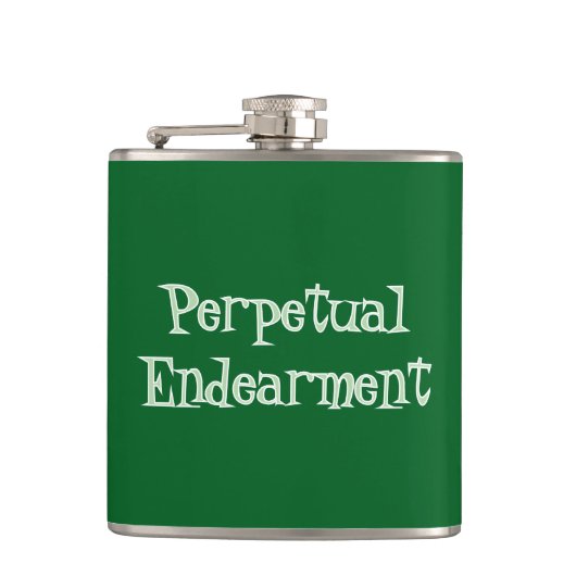 Perpetual Endearment Vinyl Wrapped Flask フラスク (正面)