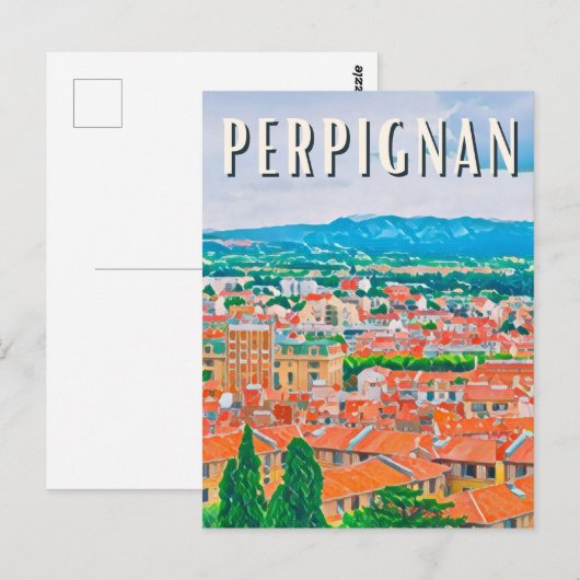 Perpignan Photo Vintage  ポストカード (正面/裏面)