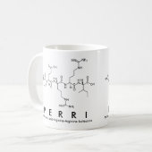 Perriペプチド名mug コーヒーマグカップ (正面左)