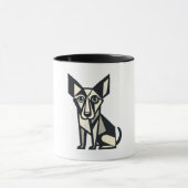 Perro cubista マグカップ (中央)