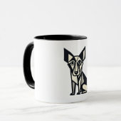 Perro cubista マグカップ (正面左)