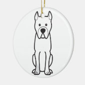 Perro de Presa Canario セラミックオーナメント (左)