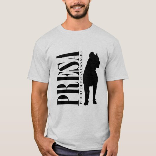 Perro de Presa Canario - Dogo Canario Tシャツ (正面)