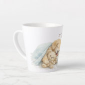 perro durmiendo カフェラテマグ (左アングル)