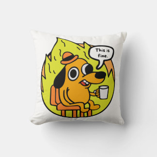 Perro en llamas クッション